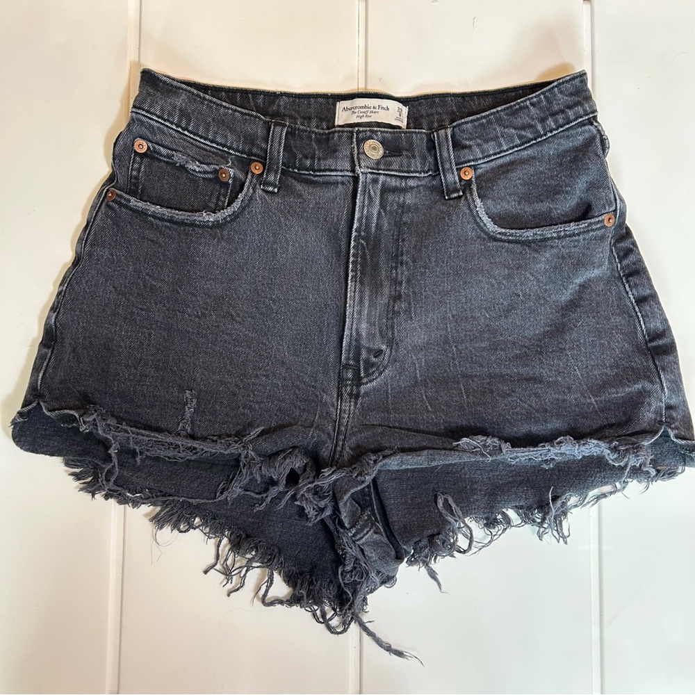 Abercrombie & Fitch Curve Love The Cutoff Short High Rise Size 29/8